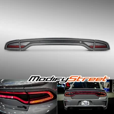 NOVA-Series Prismatic LED Tail Lights Fit 2015-2023 Dodge Charger Black