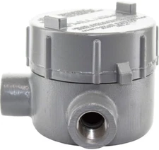 Killark GECLT-2, 3/4" Hub, Aluminum, Round, L-Style, Conduit Outlet Body, 1 pc