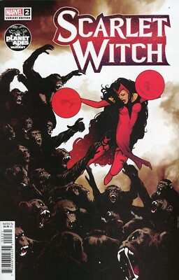 Scarlet Witch Vol 3 #2 Variant Cover   Planet Of The Apes Marvel