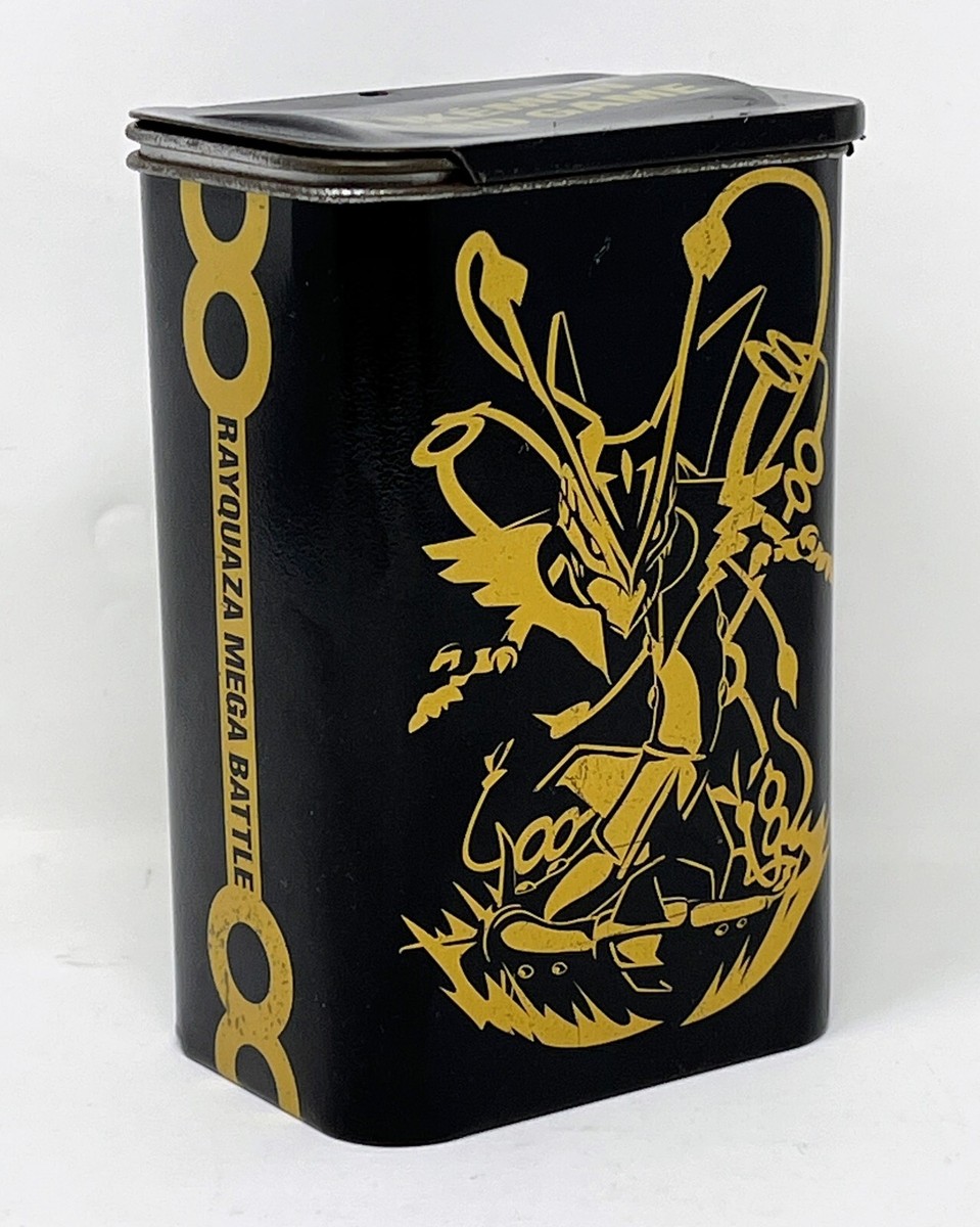 Pokemon Mega Rayquaza Can Deck Box 2015 Japan Exclusive - Used (A