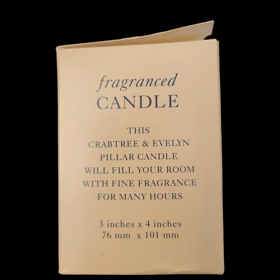 Vela de pilar perfumada Crabtree & Evelyn Veranda vintage de 3" X 4" en caja  Foto 2 de 4