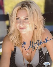 Aly Michalka Sexy Autographed Signed 8x10 Photo COA 