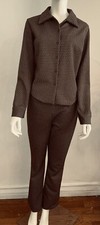 Fendi Vintage 1980 s Geometric Pant Set size 44