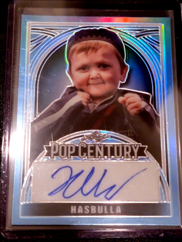 2024 Leaf Pop Century Signatures SSP Blue Prismatic HASBULLA Auto #5/10