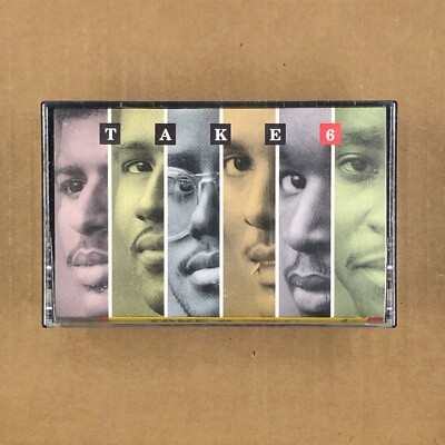 TAKE 6 Cassette Tape SELF TITLED 1987 Funk Soul Gospel Rare
