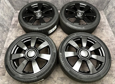 Cerchi in lega 22" ROLLS ROYCE CULLINAN 2018-2026 neri pneumatici continental originali