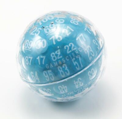 Gamescience D100 RPG Game Dice 100 Sides Die ZOCCHIHEDRON Blue