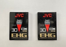 Lot of 2 Sealed JVC VHS-C Superb Quality TC-30 EHG 30 Compact Tapes