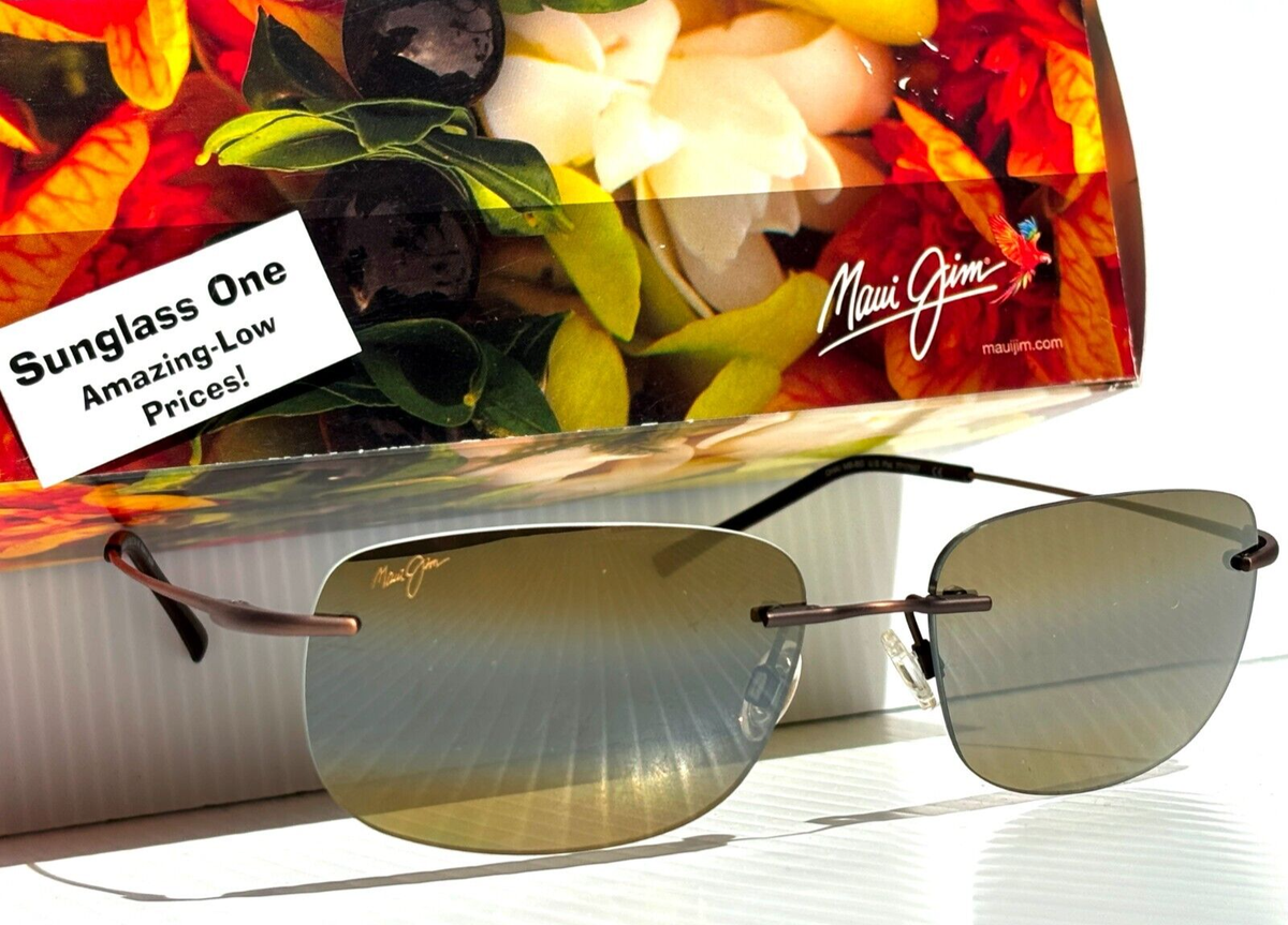 NEW Maui Jim OHAI Matte Copper POLARIZED HCL Bronze Lens Sunglass