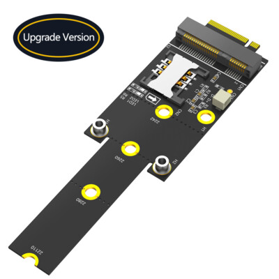 PCI-E to M.2(NGFF ) key M Adapter With SIM card Slot for WiFi/WWAN/LTE Module