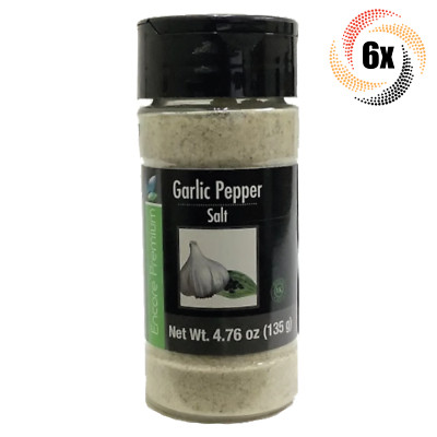 6x Shakers Encore Garlic Pepper Salt Seasoning | 4.76oz | Fast Shipping!