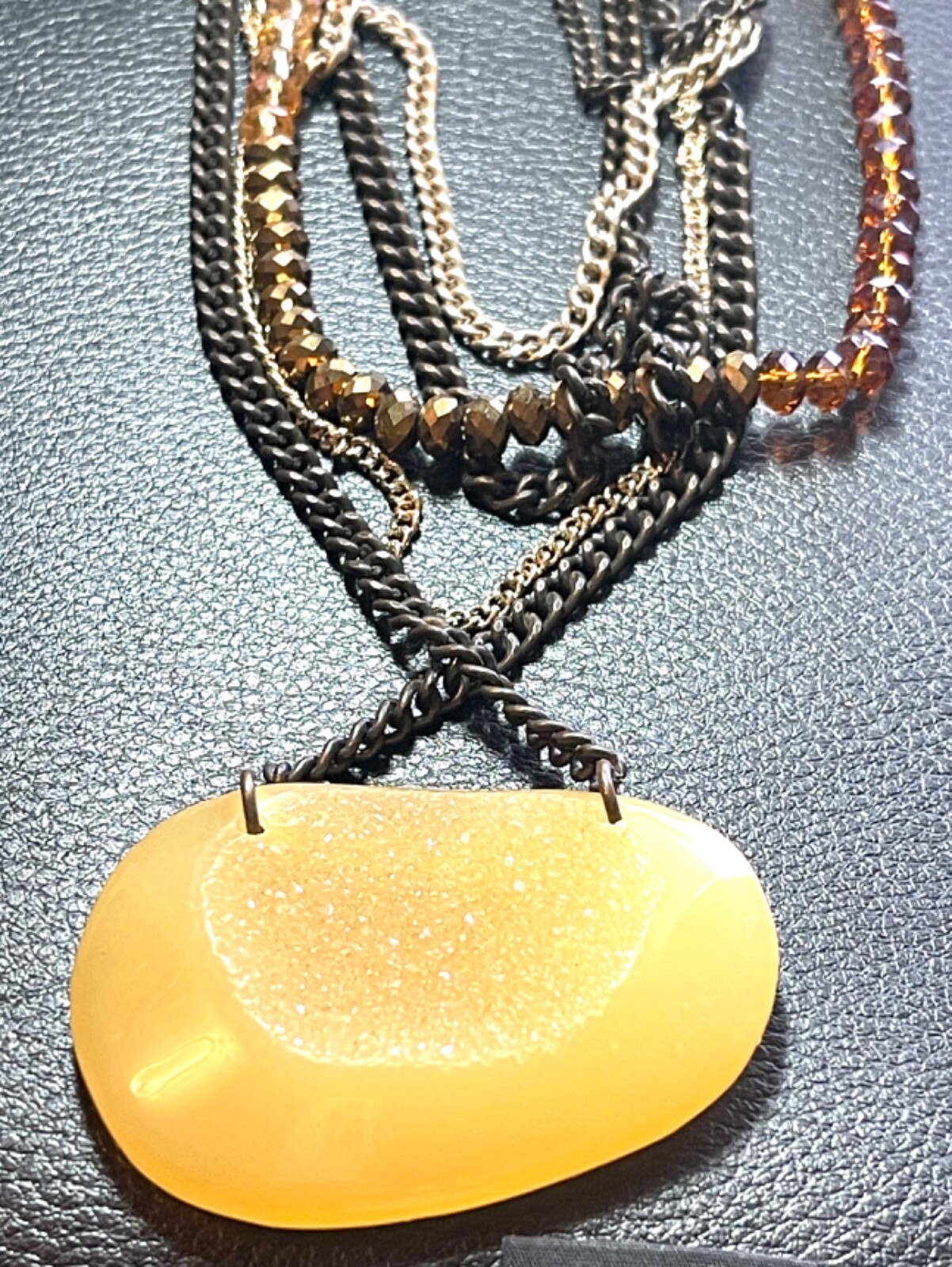 EXTRAORDINARY Multi-Chain Statement Necklace | Re… - image 5