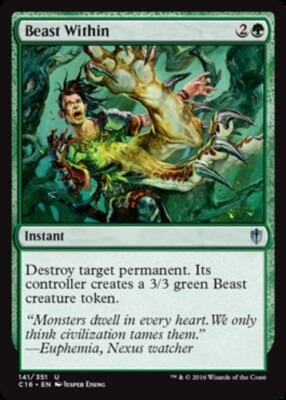 MTG - Beast Within - Commander 2016 - NM, English Magic FLAT RATE SHIP