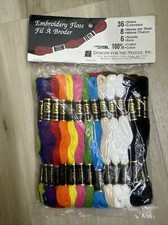 NEW 36 Skeins Embroidery Floss Various Colors by Designs for the Needle