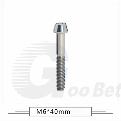 M6 x 30 35 40 45 50 55 65mm Titanium Tapered Cone Allen Head Bolts Cap Screw PVD - Picture 25 of 37
