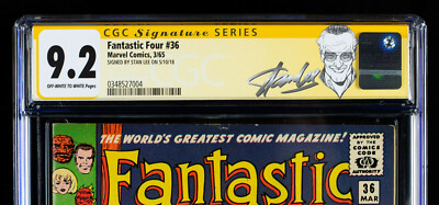 FANTASTIC FOUR #36 (1965) CGC 9.2 SS Near Mint Minus signed by