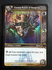 World of Warcraft TCG Cursed Vision of Sargeras (Foil) - Black Temple Treasure 2