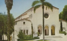 Loma Linda Hill Church La Sierra College Arlington CA Chrome Vintage Post Card