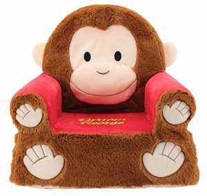plush monkey chair