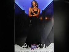 Detroit Shock 2006-2007 Calendar WNBA Basketball Women/Dallas Wings Vtg