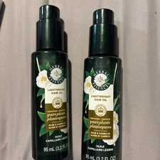 2 Herbal Essences Hair Oil Aloe Camellia Flower certified Pure Plants 3.2 fl oz