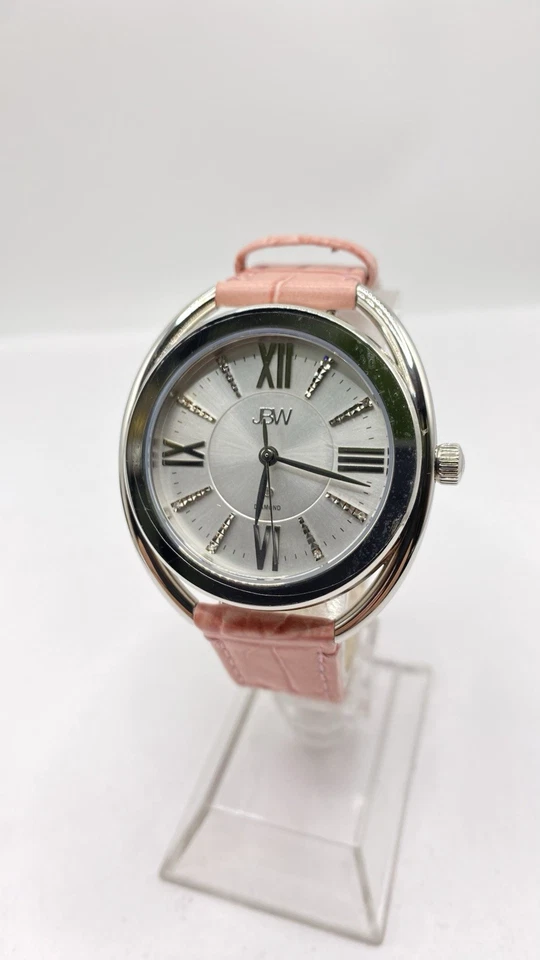 Reloj Pulsera BW Lujo Mujer Gigi Diamante con Cuero Rosa Original FUNCIONA Foto 3 de 4