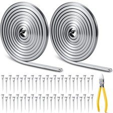 12 ft 3/16" Round U Lead Came for Stained Glass Hobby Came Lead Came with Dia...