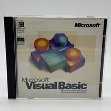 Microsoft Visual Basic 5.0 Enterprise Edition Software w Product Key Windows 95