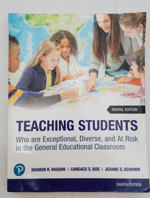 Teaching Students Who are Exceptional, Diverse,&At Risk in General Edu Classroom