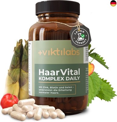 HaarVital Komplex Daily - Für starke, gesunde & glänzende Haare - Mit B