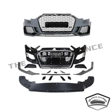 For 2017-2019 Audi A3 Facelift Upgrade to RS3 Style Conversion Front Bumper Kit