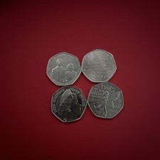RARE ISLE OF MAN 50P COINS JOB LOT