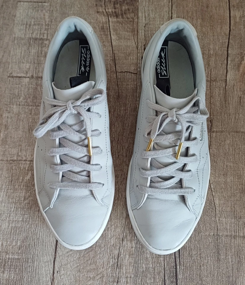 Sneaker Adidas Sleek Grey/Gold, Gr. 6,5/40, G27353, Top Zustand - Bild 3 von 4