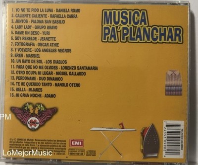 Rare No Longer Made CD Musica para planchar Soy Rebelde Jeanette Manolo Otero