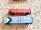 Old Vtg Plastic Toy Train LOT Engine 4073 Union Pacific Santa Fe Hunt Baby Ruth — photo 6