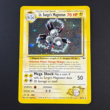 Wizards of the Coast Lt. Surge's Magneton 8/132 Gym Heroes Holo Rare EN 70HP on eBay