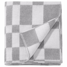 Colcha Ikea BORSTTÅG, gris claro/a cuadro…