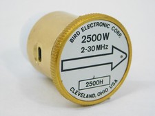 Bird 2500H 2500W 2-30MHz HF Element Slug for Model 43 Wattmeter very nice 
