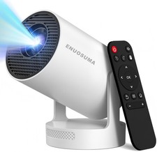 Mini Portable Projector with Wifi6 and Bluetooth, 4K Projector Support 5w Sou...