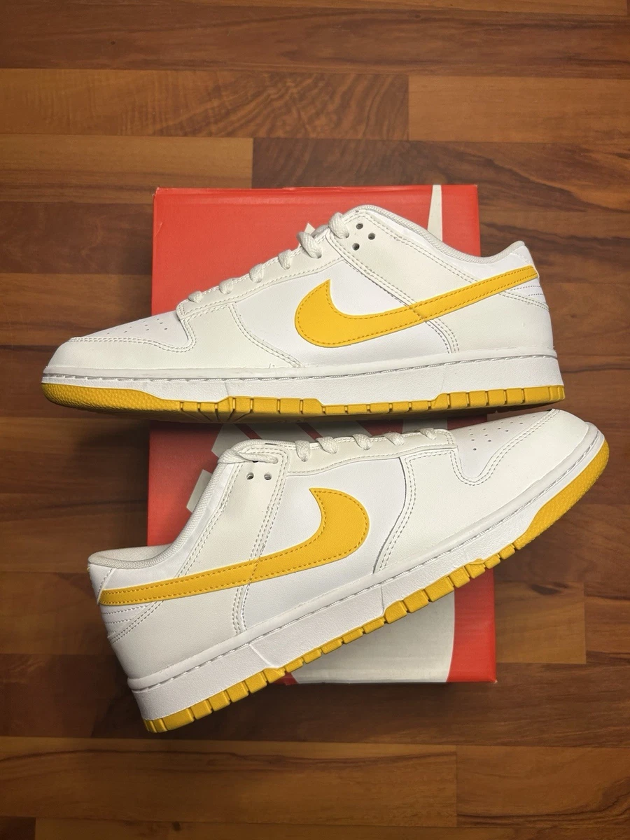 Nike Dunk Low White University Gold for Sale | Authenticity