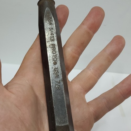 Proto Cold Chisel Set 4pc 7/16" 5/8" 3/4" 7/8" Cut 86A USA - Picture 2 of 7