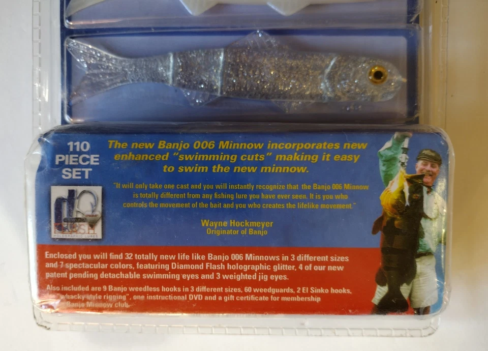 Banjo Minnow 006 • Señuelos sistema de pesca de 110 piezas como se ve en TV sellados Foto 4 de 4