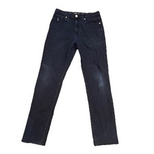 US Polo Assn Youth Sz-16 Navy Blue Straight Leg Youth Pants Cotton Spandex