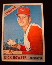Topps 1966 Topps #557 Dick Howser Rookie Cleveland Indians Baseball Card. rookie card picture