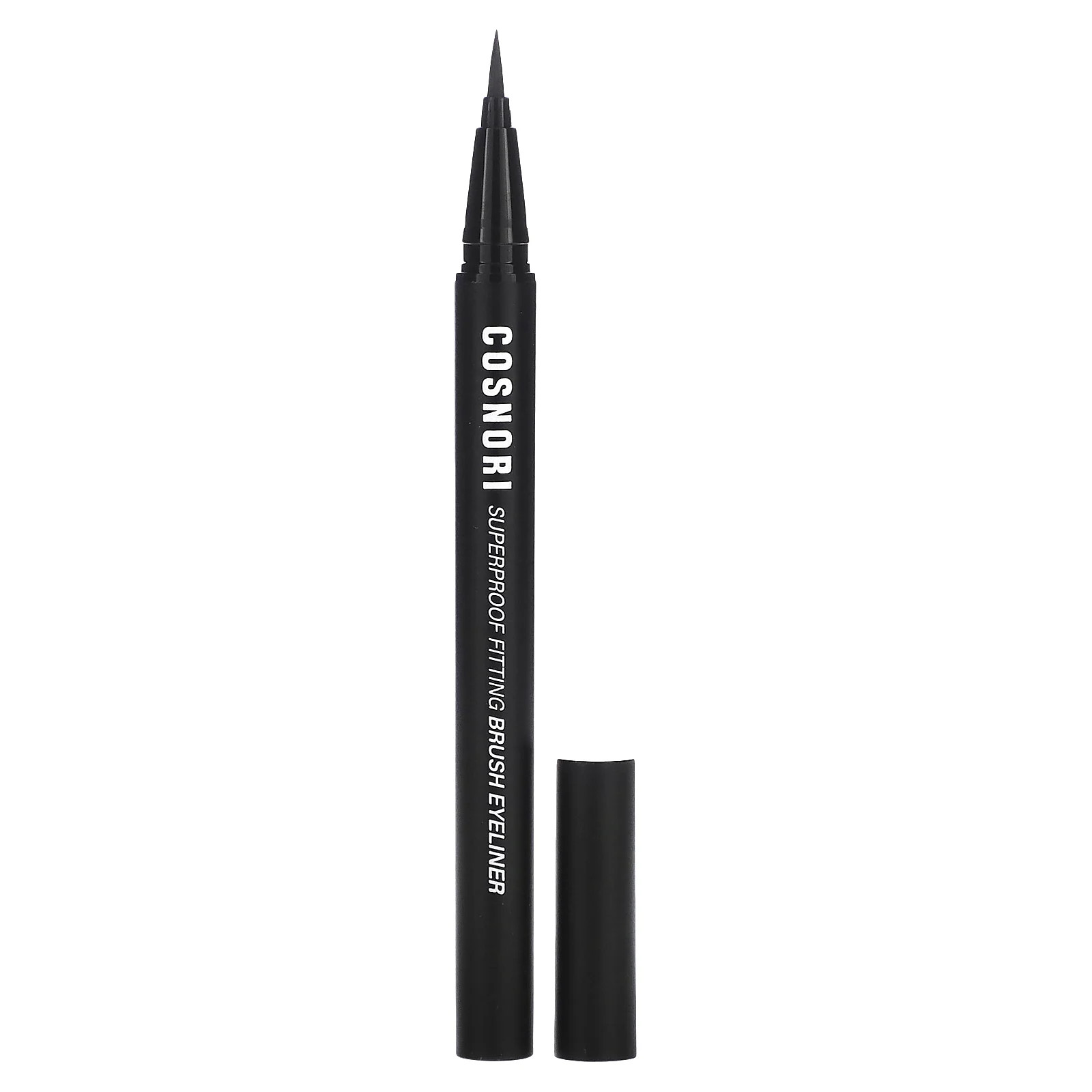 Superproof Fitting Brush Eyeliner, 01 Black, 0.02 fl oz (0.6 g)