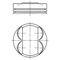 Kolben Mahle 011 Pi 00105 000 FüR Chevrolet Opel Orlando Mokka X Cruze