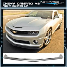 Fits 10-13 Chevrolet Camaro V8 Ss 1ss 2ss Zl1 Style Front Bumper Lip Splitter Pu