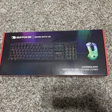 NEW IN BOX iBUYPOWER Chimera KM7 RGB Gaming Keyboard and Mouse Combo