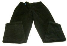 Tommy Hilfiger Women's Black Corduroy Straight Leg Pants - Size 12 - READ