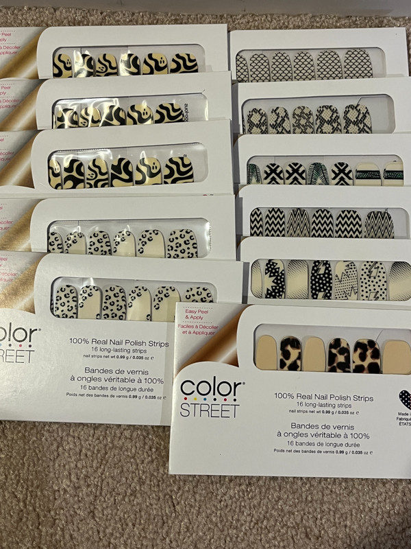 Color Street Nail Polish Strips - Lot of 11 New